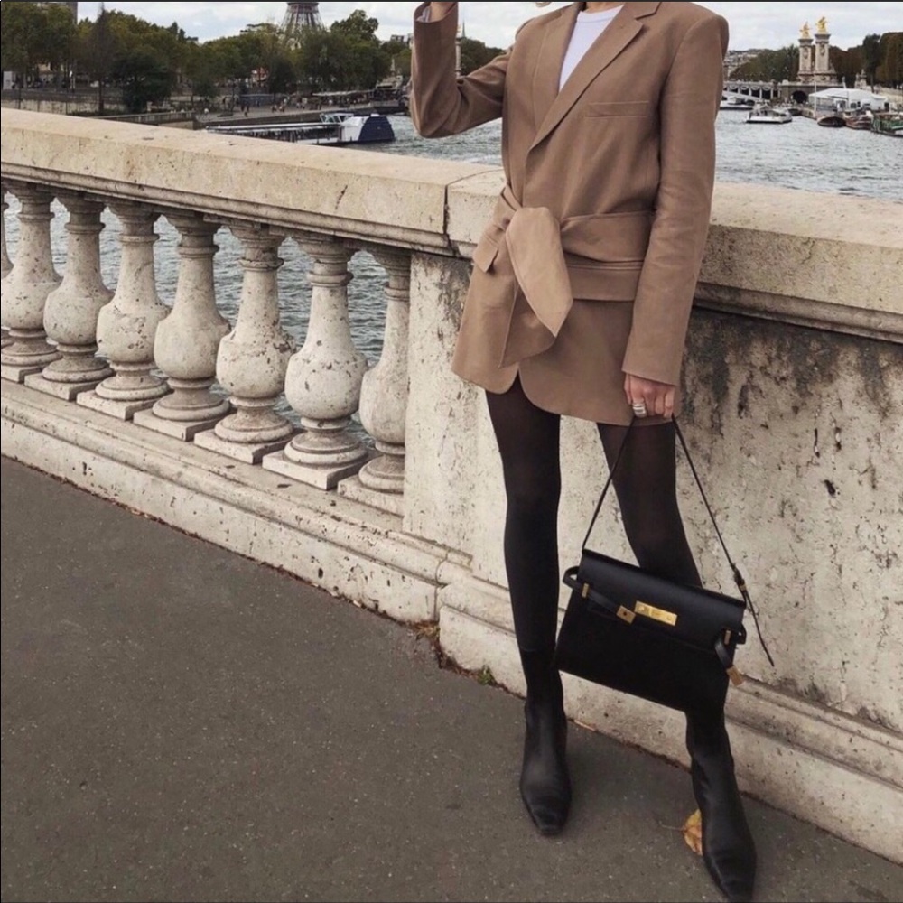 NWT Tibi brown blazer dress size 6